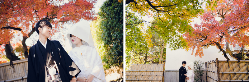 紅葉を取り入れた写真のご紹介٭