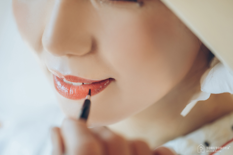 母と娘をつなげる「紅差しの儀」