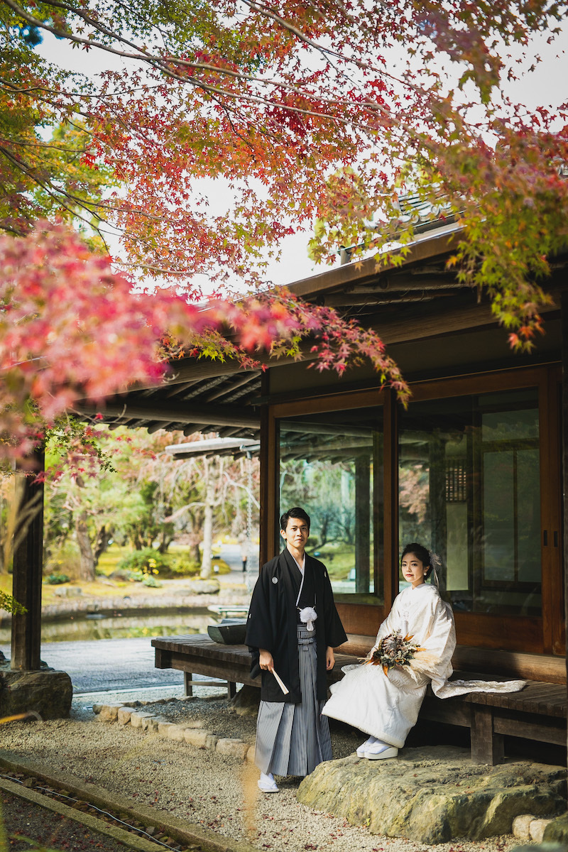紅葉フォトならSHOZANのプライベート庭園で!
