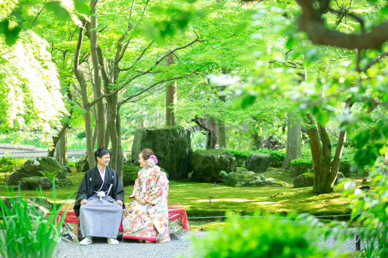 緑溢れる日本庭園　プライベート撮影