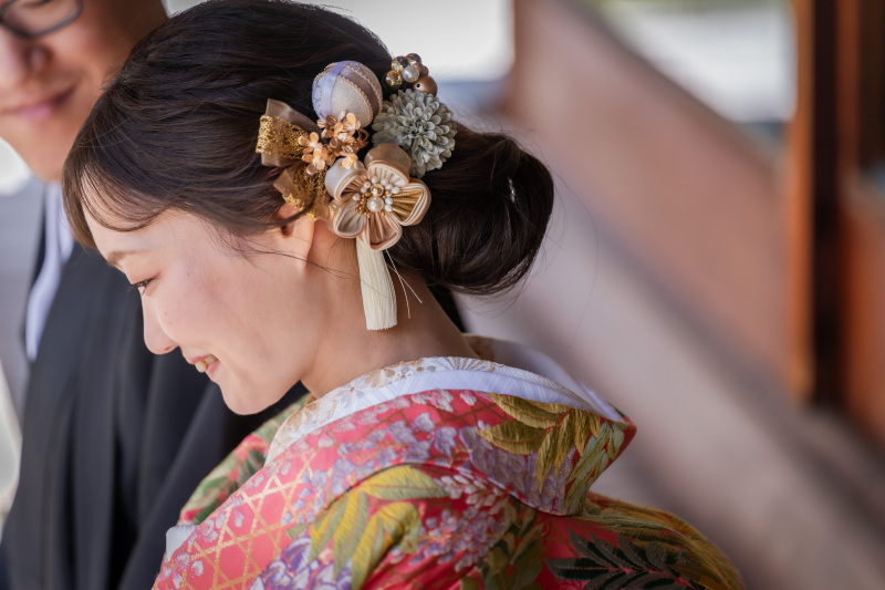 和装でのヘアスタイルをご紹介♩