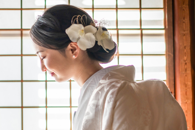 和装でのヘアスタイルをご紹介♩