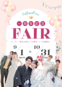  一周年記念 FAIR オープン一周年を記念してお得なフェアを開催中！