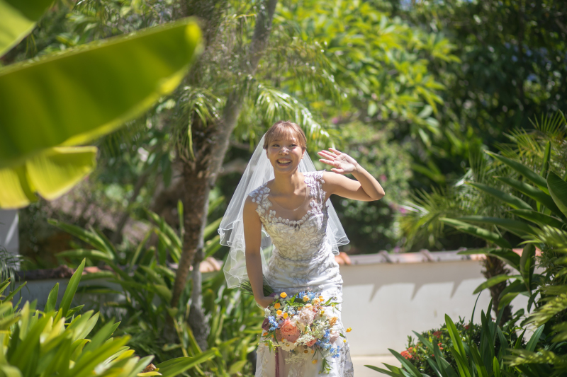 たくさんのゲストに囲まれて