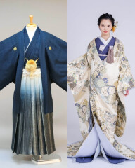 〈白系打掛〉カップルコーデ
