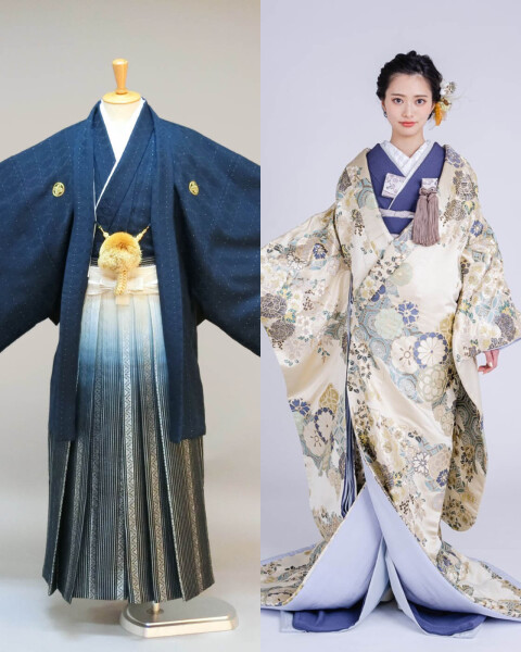 〈白系打掛〉カップルコーデ