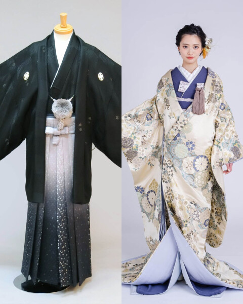 〈白系打掛〉カップルコーデ