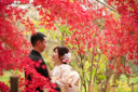 紅葉での前撮り