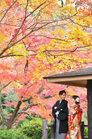 紅葉の前撮り