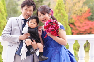 お子様と一緒のフォトウェディング｡.:*☆ 