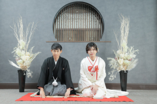 和装が合う披露宴会場