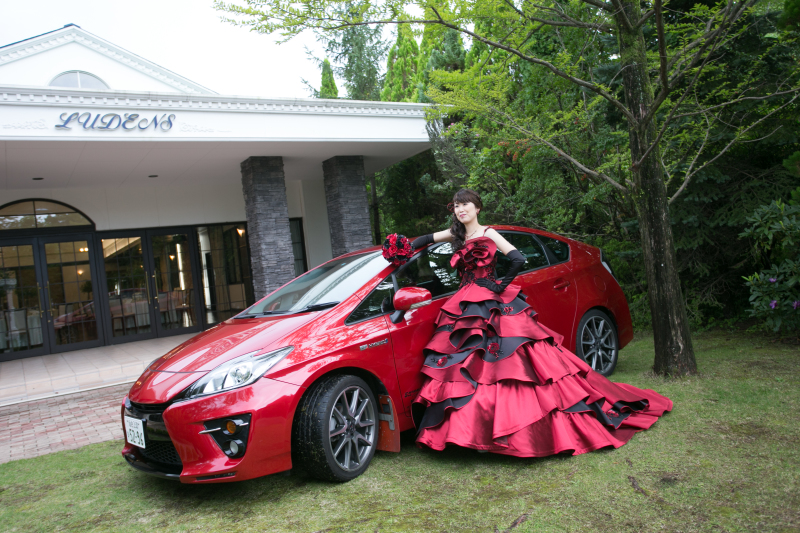 車やバイク、愛車との写真もばっちり！