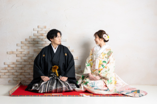 今がお得！和装スタジオ+洋装ビーチフォトプラン
