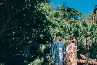 ☆和装ロケーションフォト+洋装ビーチフォト☆