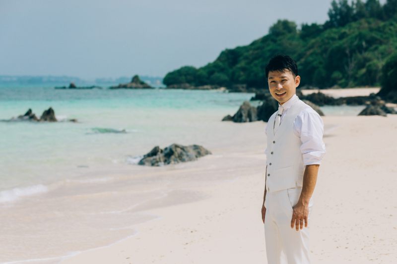 ♡新郎様ソロショット♡