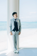 ♡新郎様ソロショット♡