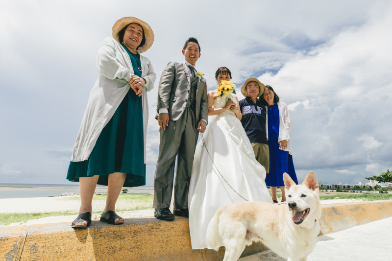 ご家族でのフォトウェディング