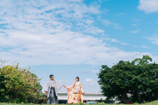 ☆和装ロケーションフォト+洋装ビーチフォト☆