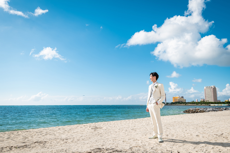 ♡新郎様ソロショット♡