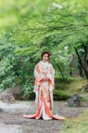 白地の色打掛が大人気?