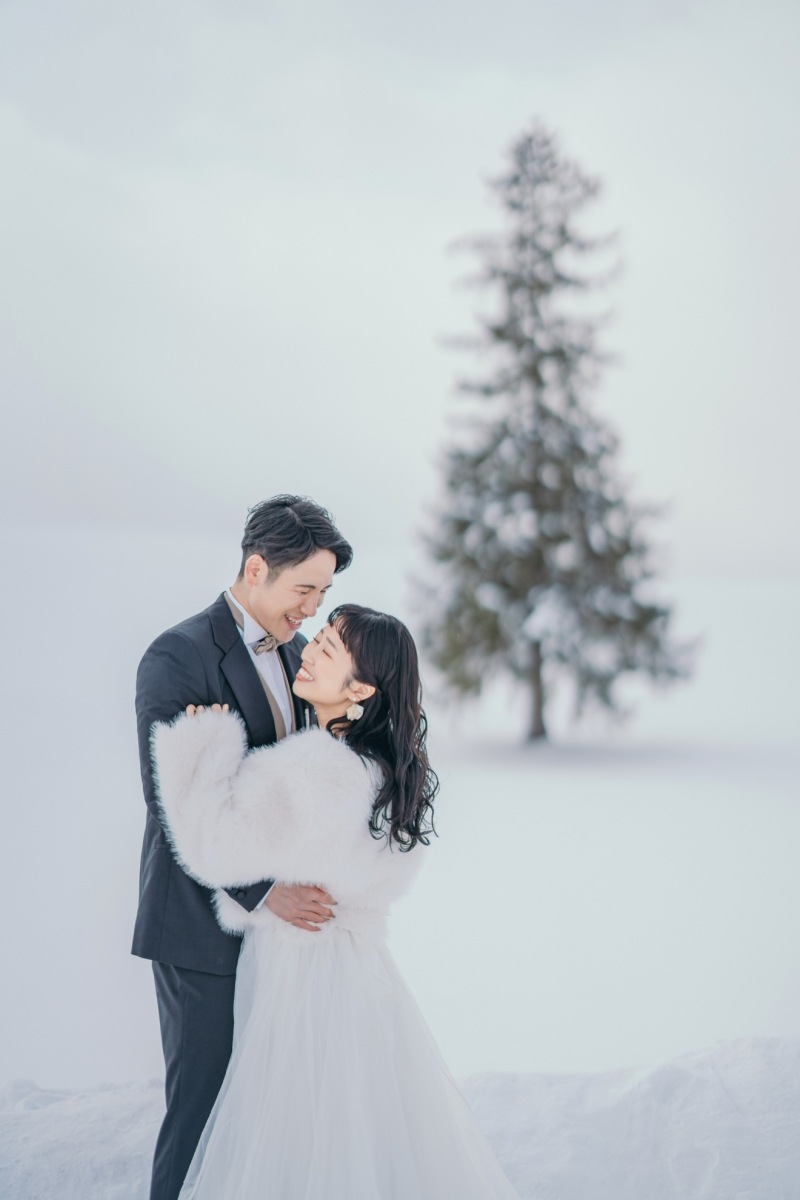 今年の冬は、雪の美瑛でロケーションフォト!