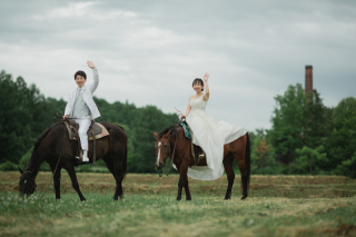 乗馬&times;ウェディングで夢のような体験を