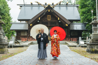 美瑛・富良野エリアの神社で和装撮影♪