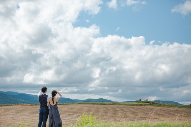 北海道でしか出会えない、夏の青空。