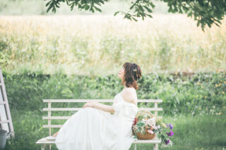 チャペル&ガーデンで温かみのある一枚を〜