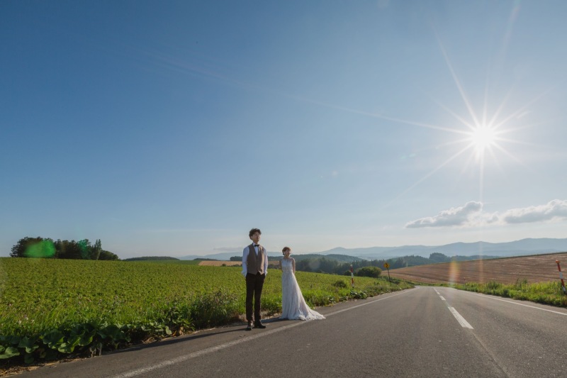 北海道でしか出会えない、夏の青空。
