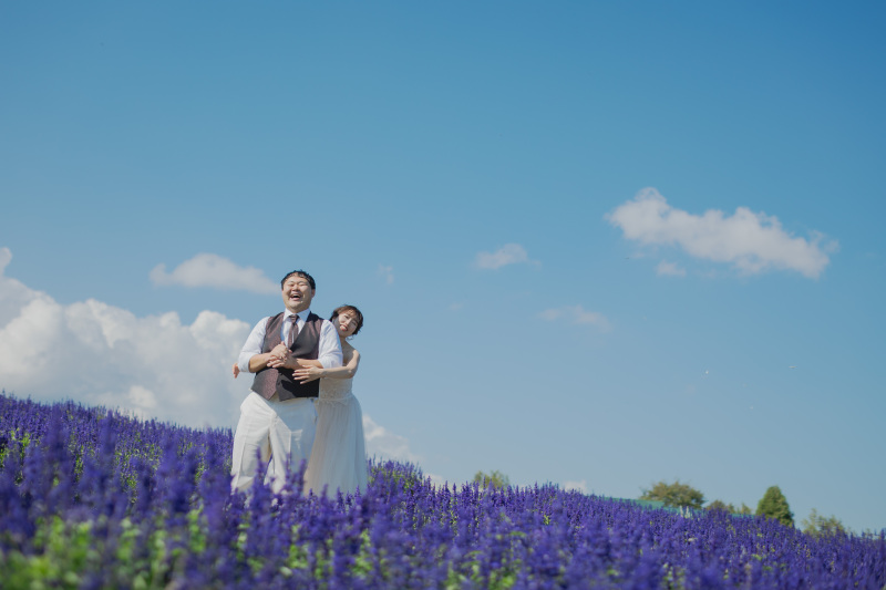 9月下旬でもお花畑で撮影可能です！！