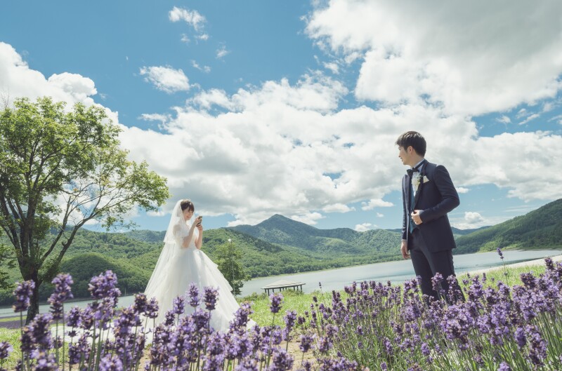 北海道を楽しむお花でフォトウェディング解説