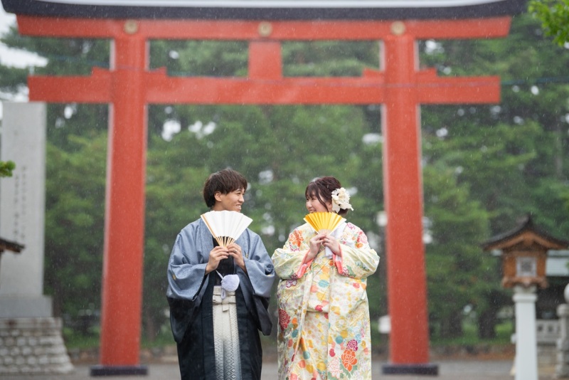 雨でも安心、想いはそのまま