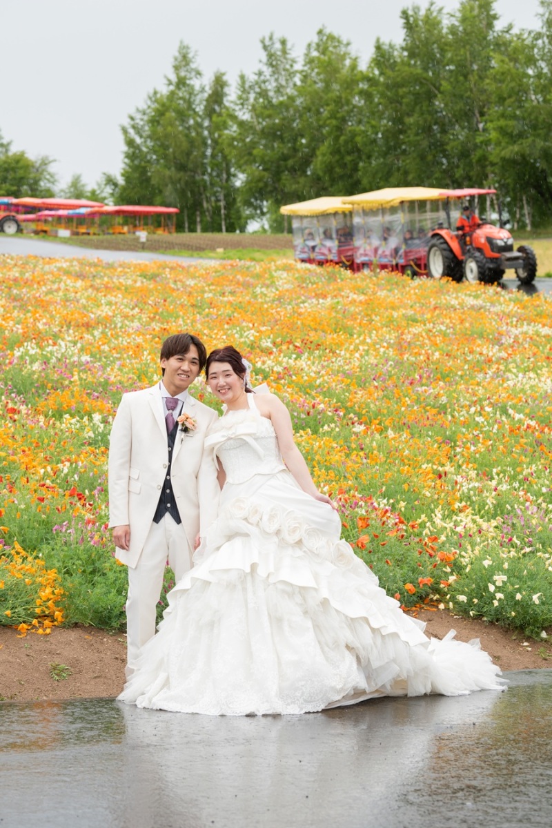 雨でも安心、想いはそのまま