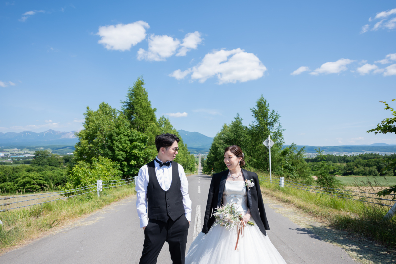 どこまでも続く一本道②