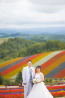  8月青い池、四季彩の丘、千代田ファームで乗馬その２