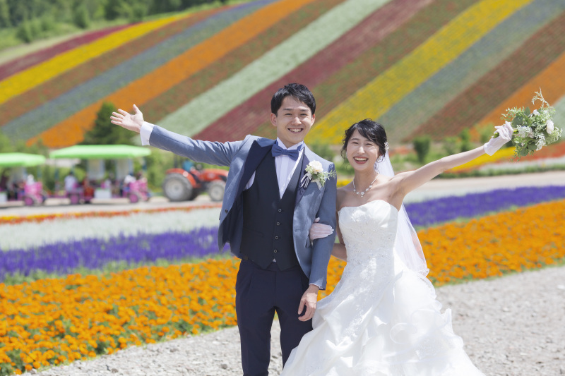 7月25日頃の美瑛富良野3か所お子様とご家族、四季彩の丘、日の出公園、鳥沼公園