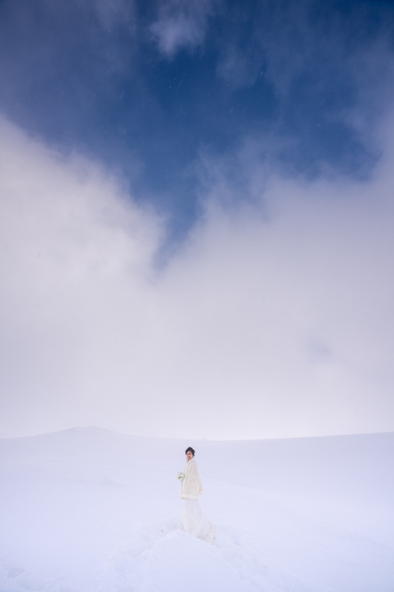 真っ白の雪景色の中撮影が出来ます!