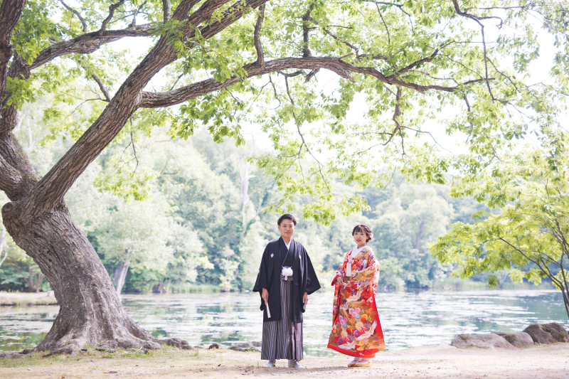 8月　四季彩の丘、和装に着替えて鳥沼公園、　その2