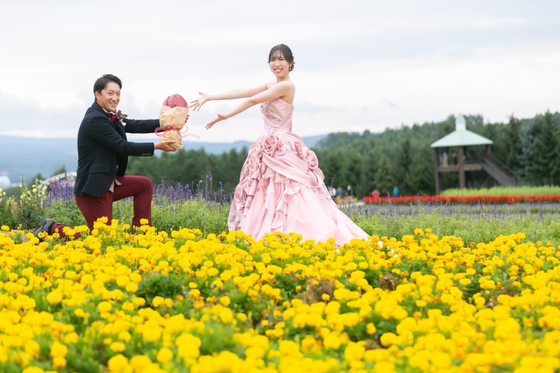 【フラワーランド】北海道らしい開放感を感じられるお花畑