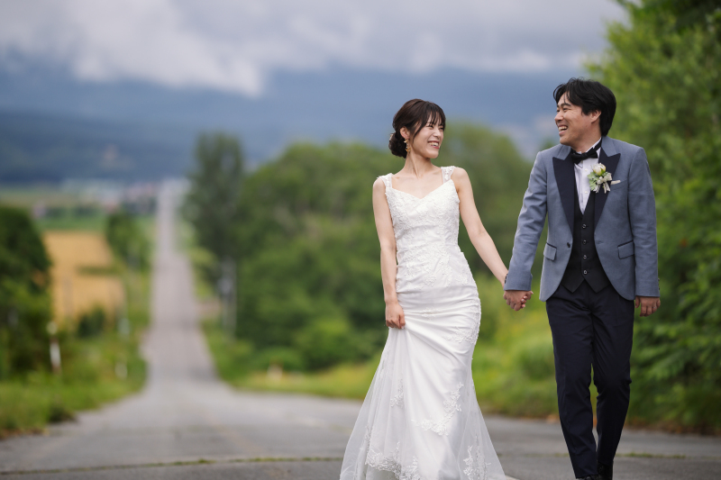 どこまでも続く一本道②
