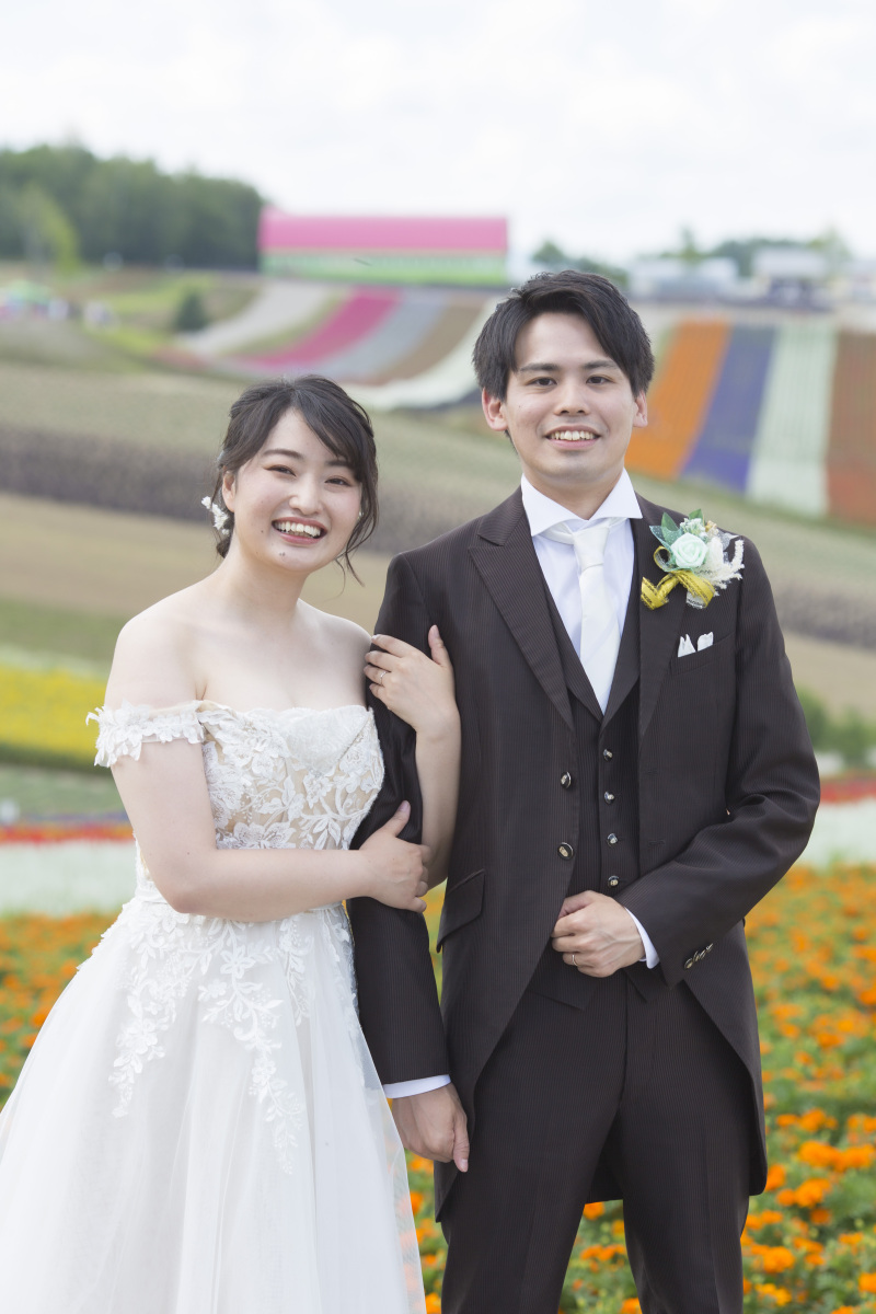 7月中旬ころの羊と撮影、四季彩の丘の2か所かわいいとカラフル楽しめます