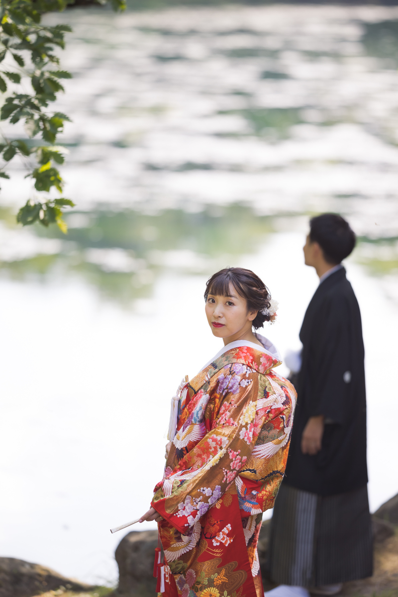 8月　四季彩の丘、和装に着替えて鳥沼公園、　その2