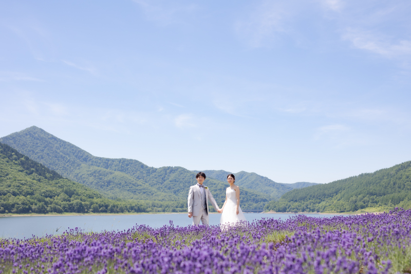 北海道を楽しむお花でフォトウェディング解説