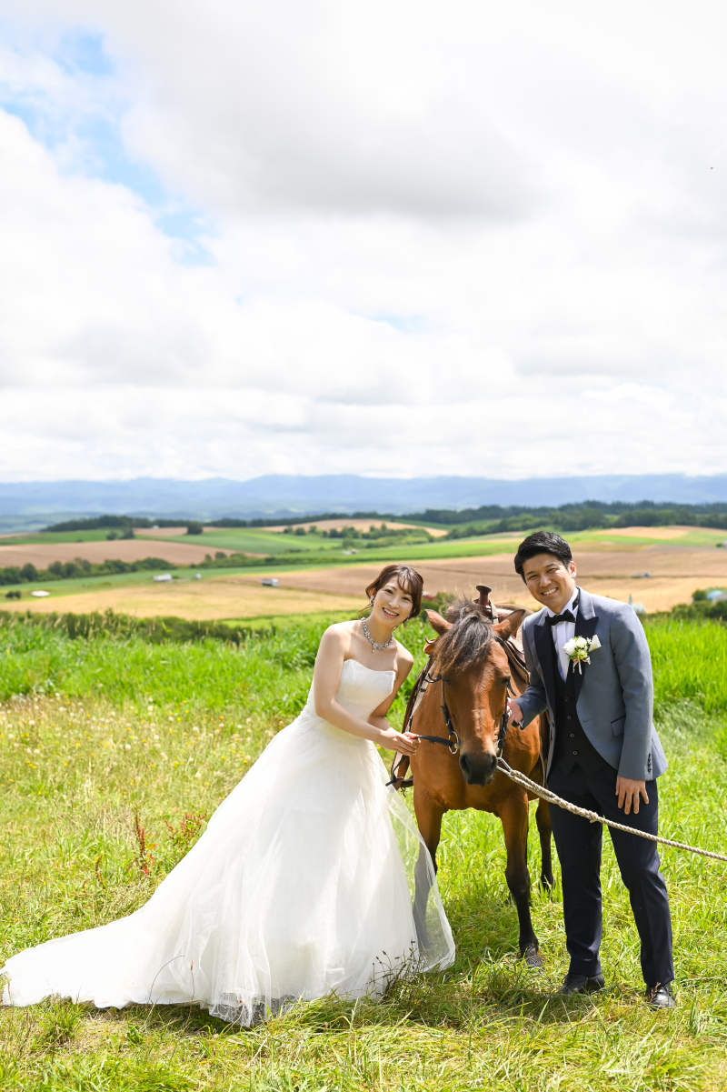 北海道を楽しむお花でフォトウェディング解説2