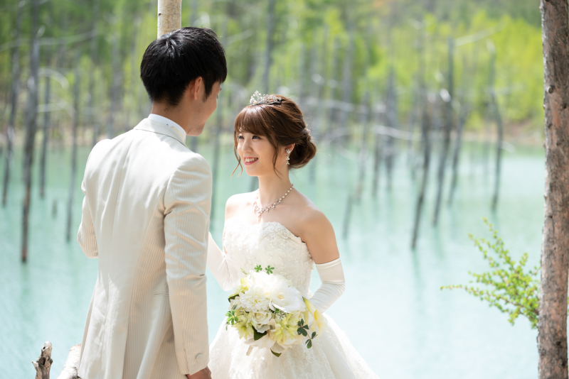 北海道フォトウェディング美瑛・富良野映える青と碧の5つの話