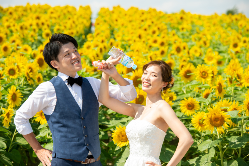 北海道を楽しむお花でフォトウェディング解説