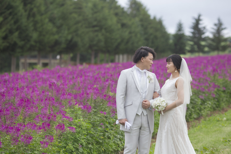 7月中旬の日の出公園、フラワーランドかみふらの2つの花畑と1本道3か所巡遊