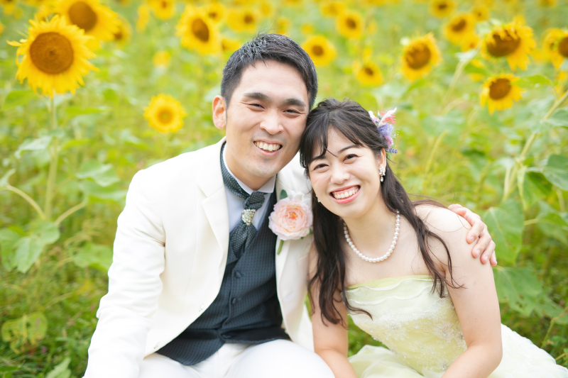 北海道を楽しむお花でフォトウェディング解説