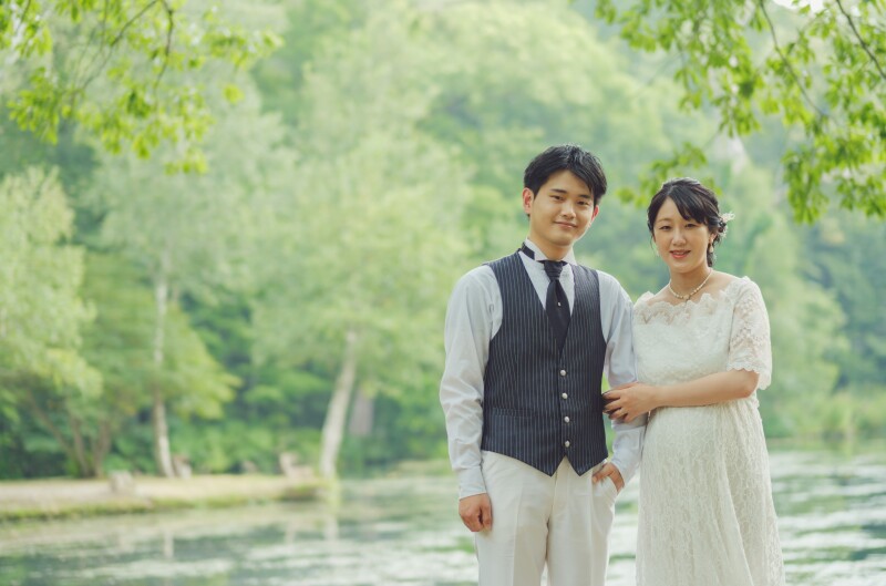 7月中旬から後半お花がカラフルに富良野2か所やさしマタニティフォトウェデイング